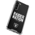 NFL Las Vegas Raiders Team Motto Galaxy S24 FE Clear Case