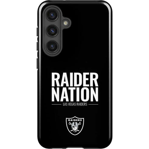 NFL Las Vegas Raiders Team Motto Galaxy S25 Impact Case