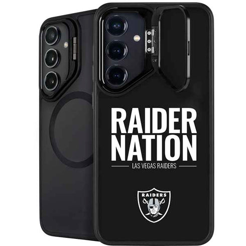 NFL Las Vegas Raiders Team Motto Galaxy S24 Kickstand Case