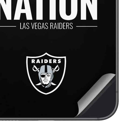 NFL Las Vegas Raiders Team Motto Galaxy S24 Plus Skin