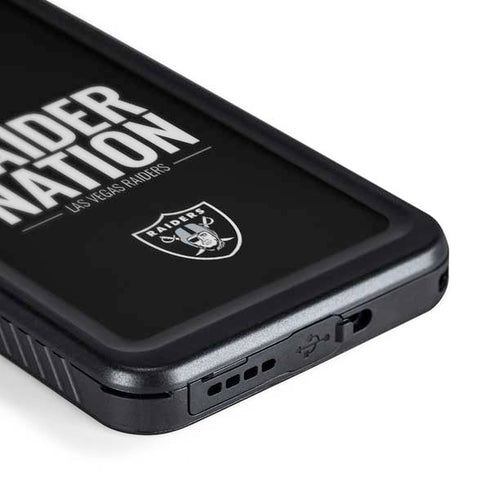 NFL Las Vegas Raiders Team Motto Galaxy S24 Plus Waterproof Case