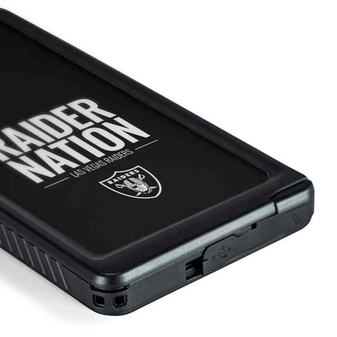 NFL Las Vegas Raiders Team Motto Galaxy S24 Ultra Waterproof Case
