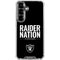 NFL Las Vegas Raiders Team Motto Galaxy S26 Clear Case