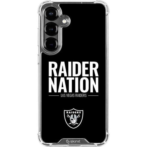 NFL Las Vegas Raiders Team Motto Galaxy S26 Plus Clear Case