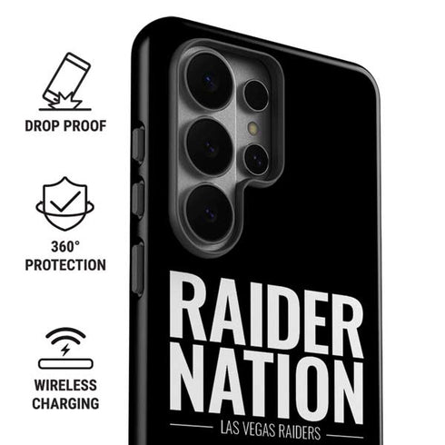NFL Las Vegas Raiders Team Motto Galaxy S26 Ultra Impact Case