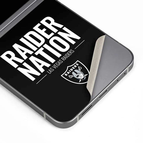 NFL Las Vegas Raiders Team Motto Galaxy Z Flip6 Skin