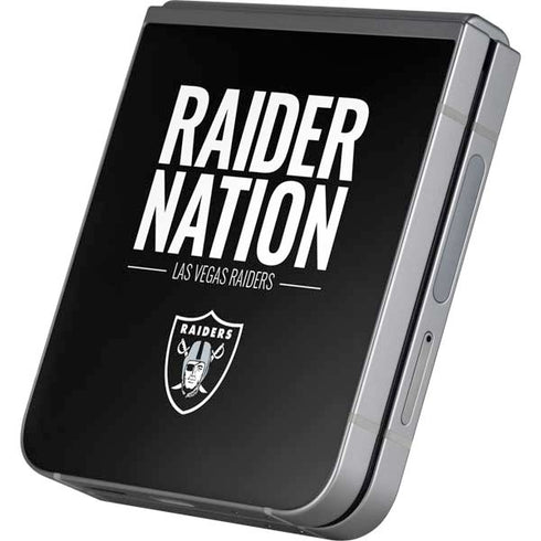 NFL Las Vegas Raiders Team Motto Galaxy Z Flip6 Skin