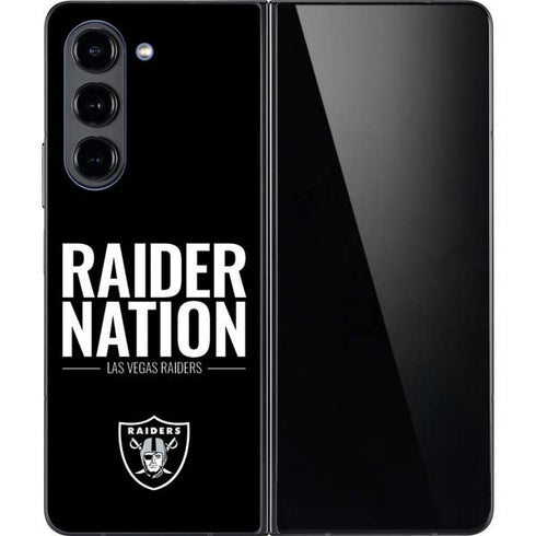 NFL Las Vegas Raiders Team Motto Galaxy Z Fold5 5G Skin