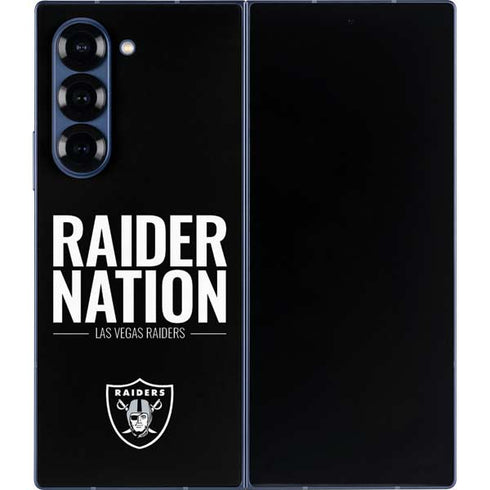 NFL Las Vegas Raiders Team Motto Galaxy Z Fold6 Skin