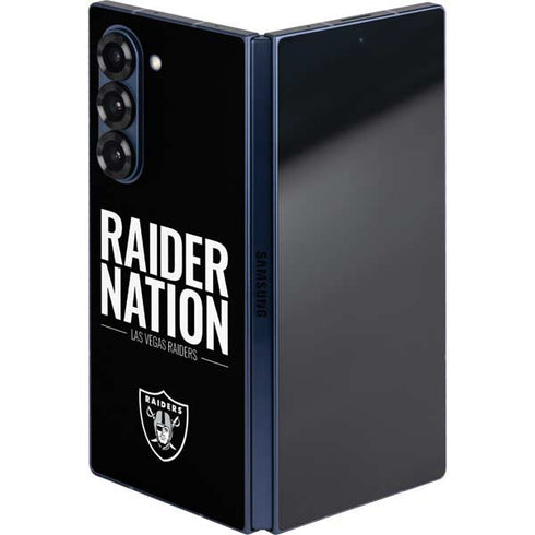 NFL Las Vegas Raiders Team Motto Galaxy Z Fold6 Skin