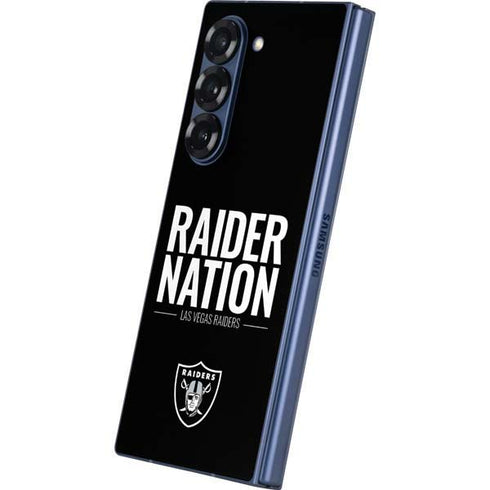 NFL Las Vegas Raiders Team Motto Galaxy Z Fold6 Skin