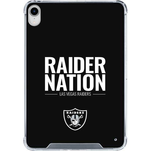 NFL Las Vegas Raiders Team Motto iPad 11th Gen (2025) Clear Case