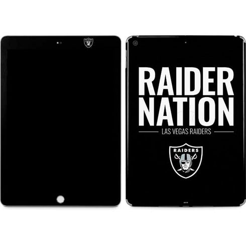 NFL Las Vegas Raiders Team Motto Apple iPad Skin