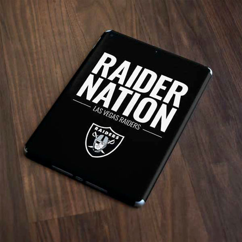 NFL Las Vegas Raiders Team Motto Apple iPad Skin