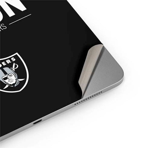 NFL Las Vegas Raiders Team Motto Apple iPad Air Skin