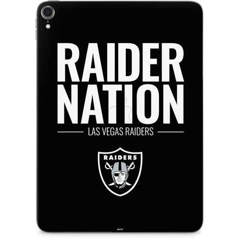 NFL Las Vegas Raiders Team Motto Apple iPad Pro Skin