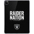 NFL Las Vegas Raiders Team Motto iPad Pro 11in (2024) Clear Case