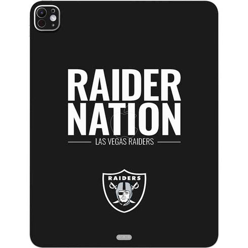 NFL Las Vegas Raiders Team Motto iPad Pro 13in M4 (2024) Skin