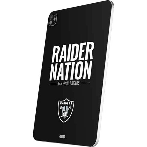 NFL Las Vegas Raiders Team Motto iPad Pro 13in M4 (2024) Skin