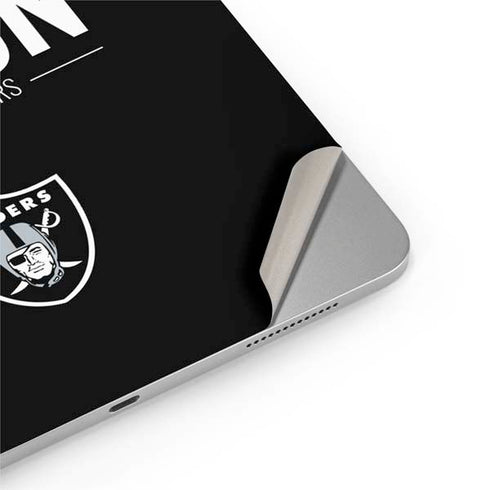 NFL Las Vegas Raiders Team Motto iPad Pro 13in M4 (2024) Skin
