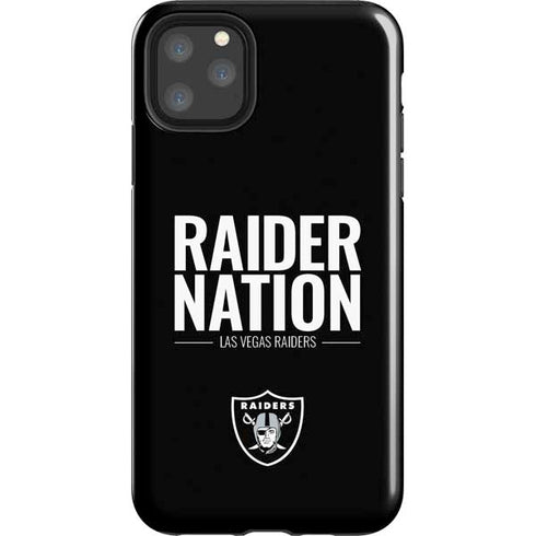 NFL Las Vegas Raiders Team Motto iPhone Cases