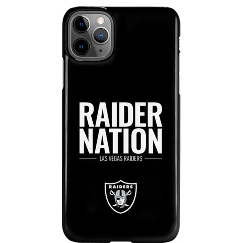 NFL Las Vegas Raiders Team Motto iPhone Cases