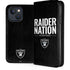 NFL Las Vegas Raiders Team Motto iPhone 15 Folio Case