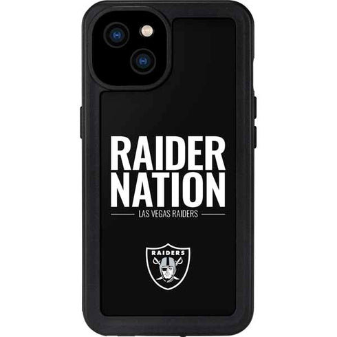 NFL Las Vegas Raiders Team Motto iPhone 15 Plus Waterproof Case