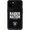 NFL Las Vegas Raiders Team Motto iPhone 15 Plus Waterproof Case