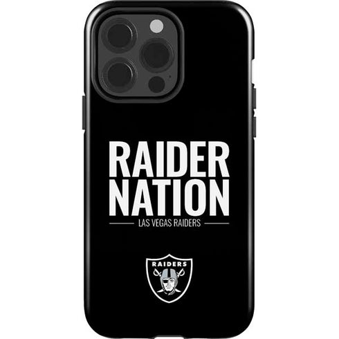NFL Las Vegas Raiders Team Motto iPhone 15 Pro Impact Case