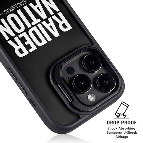 NFL Las Vegas Raiders Team Motto iPhone 15 Pro Max Kickstand Case