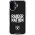 NFL Las Vegas Raiders Team Motto iPhone 16 Clear Case