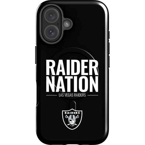 NFL Las Vegas Raiders Team Motto iPhone 16 Magsafe Impact Case