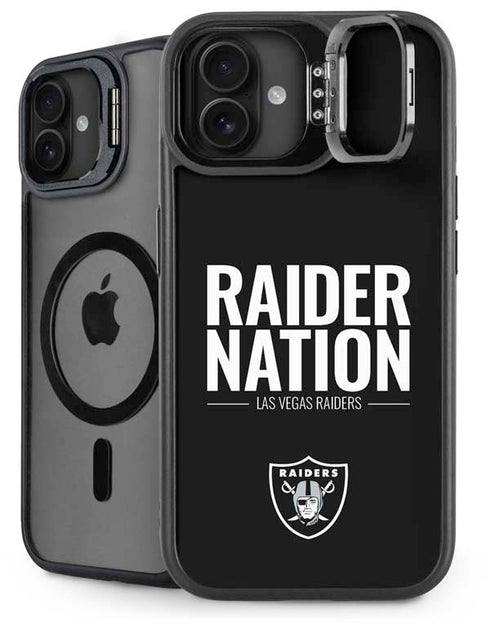 NFL Las Vegas Raiders Team Motto iPhone 16 Plus Kickstand Case