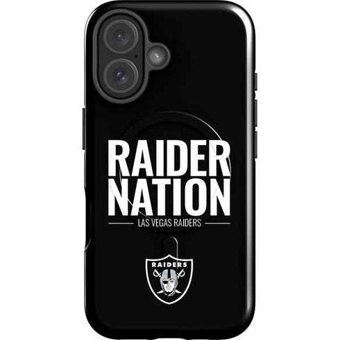 NFL Las Vegas Raiders Team Motto iPhone 16 Plus Magsafe Impact Case