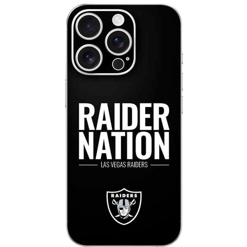 NFL Las Vegas Raiders Team Motto iPhone 16 Pro Skin
