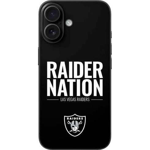 NFL Las Vegas Raiders Team Motto iPhone 16 Skin