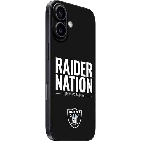 NFL Las Vegas Raiders Team Motto iPhone 16 Skin