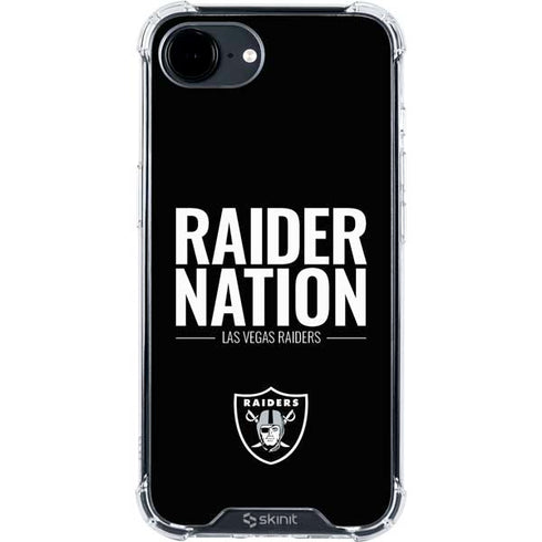 NFL Las Vegas Raiders Team Motto iPhone 16e Clear Case