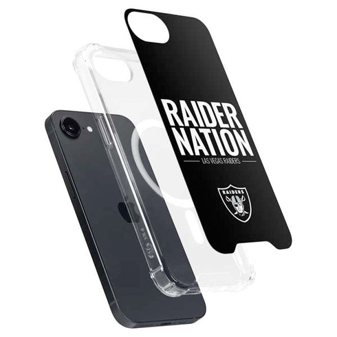 NFL Las Vegas Raiders Team Motto iPhone 16e MagSafe Case
