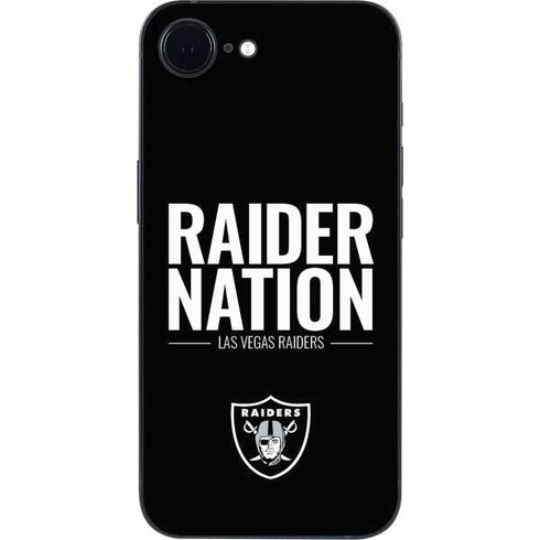 NFL Las Vegas Raiders Team Motto iPhone 16e Skin
