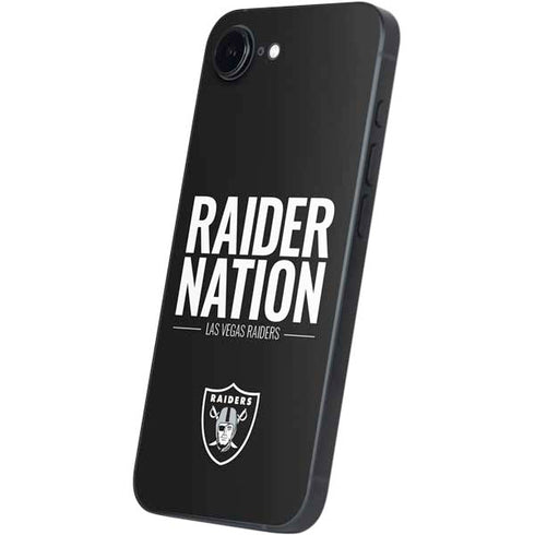 NFL Las Vegas Raiders Team Motto iPhone 16e Skin