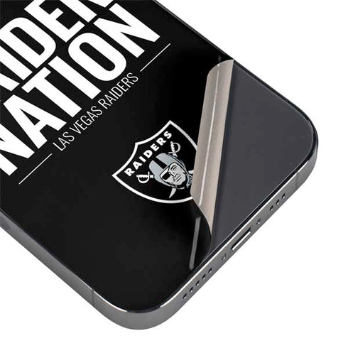 NFL Las Vegas Raiders Team Motto iPhone 16e Skin