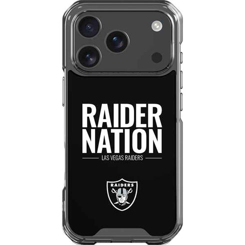 NFL Las Vegas Raiders Team Motto iPhone 18 Pro Clear Case