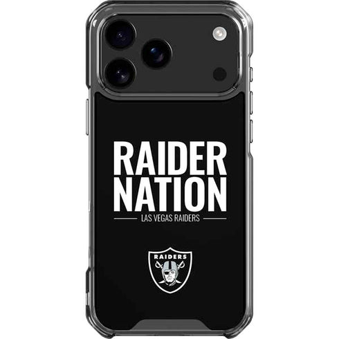 NFL Las Vegas Raiders Team Motto iPhone 18 Pro Max Clear Case