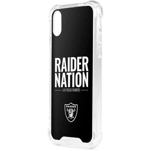 NFL Las Vegas Raiders Team Motto iPhone XS Clear Case
