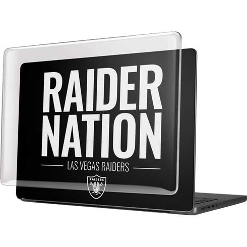 NFL Las Vegas Raiders Team Motto MacBook Pro 14in (2021-24) Case plus Skin