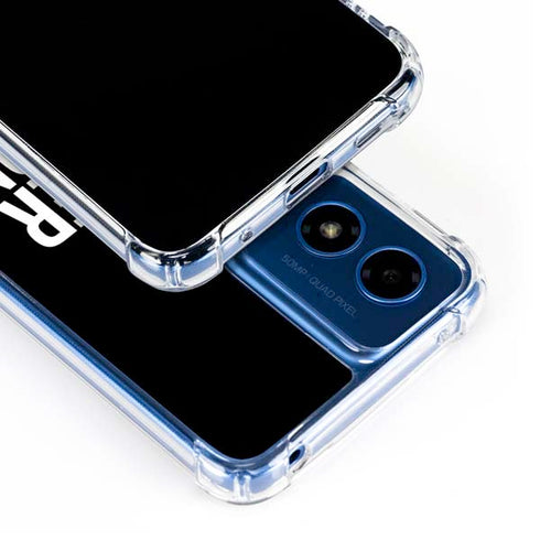 NFL Las Vegas Raiders Team Motto Moto G Play 4G (2024) Clear Case