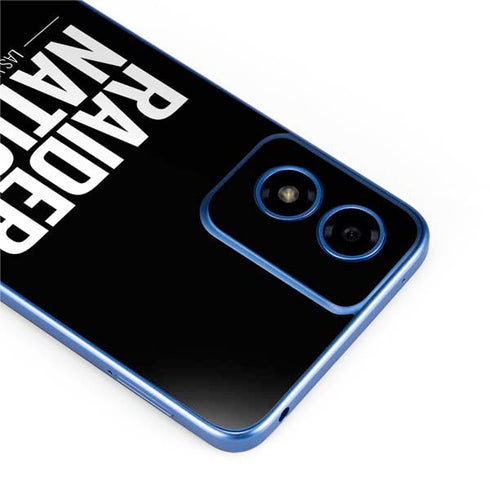 NFL Las Vegas Raiders Team Motto Moto G Play 4G (2024) Skin