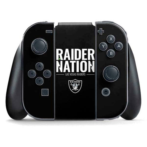 NFL Las Vegas Raiders Team Motto Nintendo Skins